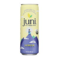 Juni Sparkling Lemon Tea, 12 Ounce