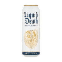 Liquid Death Natural Artesian Mountain Water, 19.2 Ounce