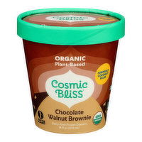 Cosmic Bliss Organic Chocolate Walnut Brownie Dairy-Free Frozen Dessert, 14 Ounce