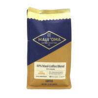 Maui Oma Jaws Breaking Dark Roast Whole Bean Coffee, 12 Ounce
