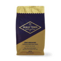 Maui Oma Jaws Breaking Dark Roast Ground Coffee, 12 Ounce