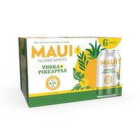 Maui Island Spirits Vodka Pineapple (6-pack), 72 Ounce