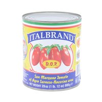 San Marzano Ital Tomato Whole, Basil Leaf, 28 Ounce