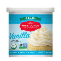 Miss Jones Baking Organic Vanilla Frosting, 320 Gram