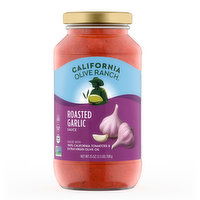 California Olive Ranch Pasta Sauce Roasted Garlic, 25 Ounce