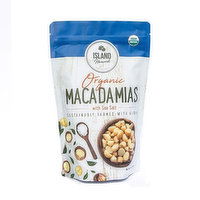 Island Harvest Organic Salted Mac Nuts, 8 Ounce