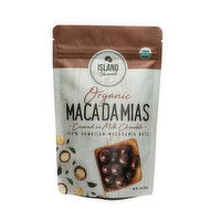 Island Harvest Organic Milk Chocolate Macadamia Nuts, 4.5 Ounce