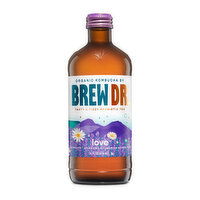 Brew Dr Kombucha Organic Love, 14 Ounce