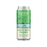 Lanikai Party Wave Pilsner (4-pack), 64 Ounce