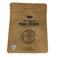 Maui Crisps Cracked Pepper Jerky, 2 Ounce