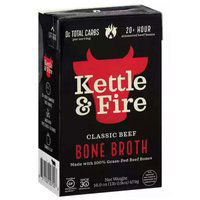 Kettle & Fire Grass Fed Beef Bone Broth, 16.2 Ounce