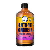 Health-Ade Kombucha Passion Fruit-Tangerine Probiotic Tea, 16 Ounce