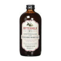 Bittermilk Smoked Honey Whiskey Sour Cocktail Mix, 17 Ounce