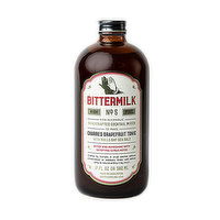 Bittermilk Charred Grapefruit Tonic Cocktail Mix, 17 Ounce