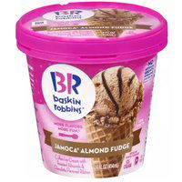 Baskin Robins Ice Cream, Jamoca Almond Fudge, 14 Ounce