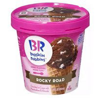 Baskin Robbins Ice Cream, Rocky Road, 14 Ounce