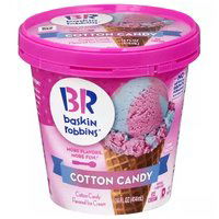 Baskin Robbins Ice Cream, Cotton Candy, 14 Ounce