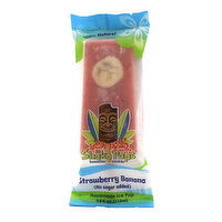 Shaka Pop Strawberry Banana No Sugar Added, 3.8 Ounce