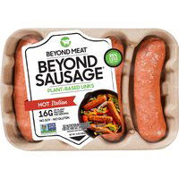 Beyond Meat Plant-Based Hot Italian Sausages, 14 Ounce