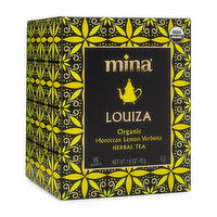 Mina Morrocan Lemon Verbena Tea, 15 Each