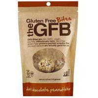 The Gluten Free Bites Dark Chocolate Peanut Butter, 4 Ounce
