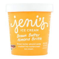 Jeni's Brown Butter Almond Brittle Ice Cream, 16 Ounce