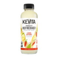 KeVita Sparkling Drink, Lemon Cayenne, 15.2 Ounce