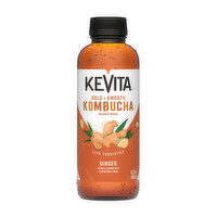 KeVita Master Brew Kombucha Ginger Naturally Flavored, 15.2 Ounce