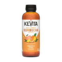 KeVita Master Brew Kombucha, Pineapple Peach, 15.2 Ounce