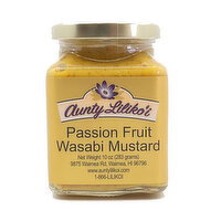 Aunty Lilikoi Passion  Wasabi Mustard, 10 Ounce