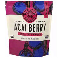 Pitaya Organic Smoothie Packs, Acai Berry, Unsweetened, 14 Ounce