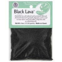 Salty Wahine Black Lava Salt Pouch, 4 Ounce