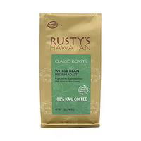 Rusty's Hawaiian 100% Ka'u Coffee, Classic Roast, Whole Bean, 7 Ounce