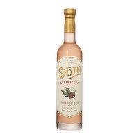 Som Cane Cordial Strawberry Thai Basil, 500 Millilitre