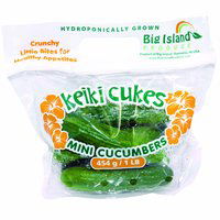 Keiki Mini Cucumbers, Local, 16 Ounce