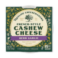 Treeline Herb Garlic Plant-Based French-Style Cheese Alternative, 6 Ounce