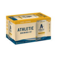 Athletic Cerveza Athletica Light Copper Non-Alcoholic (6-pack), 72 Ounce