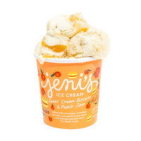 Jeni's Sweet Cream Biscuit Peach Jam Ice Cream, 16 Ounce