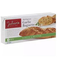 Julian's Multigrain Baguette, Garlic & Butter, 12 Ounce