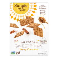 Simple Mills Sweet Thins Honey Cinnamon, 4.25 Ounce