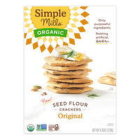 Simple Mills Crackers Seed Flour, 4.25 Ounce