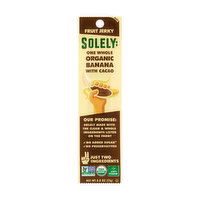 Solely Fruit Jerky, Banana with Cacao, 0.8 Ounce