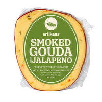 Artikaas Smoked Gouda Jalapeno Cheese, 6 Ounce