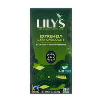 Lily's No Sugar Added Extremely Dark Chocolate, 2.8 Ounce