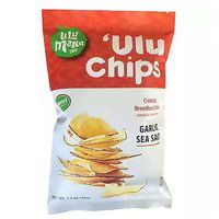 Ulu Mana Ulu Chips, Garlic Sea Salt, 3 Ounce