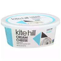 Kite Hill Plain Cream Cheese, 8 Ounce