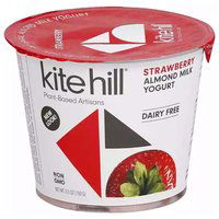 Kite Hill Almond Milk Yogurt, , Strawberry, 5.3 Ounce