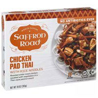 Saffron Road Chicken Pad Thai with Rice Noodles, Medium, 10 Ounce