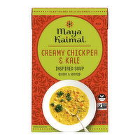 Maya Kaimal Mild Creamy Chickpea & Kale Inspired Soup, 17.6 Ounce