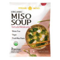 Hikari Organic Instant Miso Soup with Tofu and Wakame, 1.7 Ounce